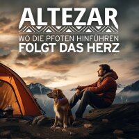 ALTEZAR Dunkelbraunes Hundehalsband weiches, leichtes Leder-Halsband